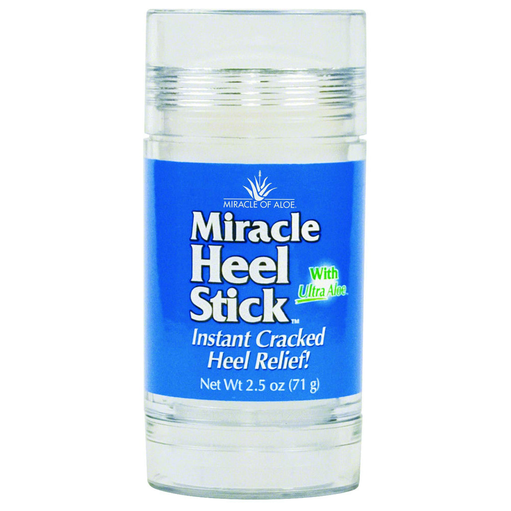 Miracle Heel Stick with Pure UltraAloe Aloe Vera Gel | 2.5 ounce stick (1 Pack) 2.5 Ounce (Pack of 1) - BeesActive Australia