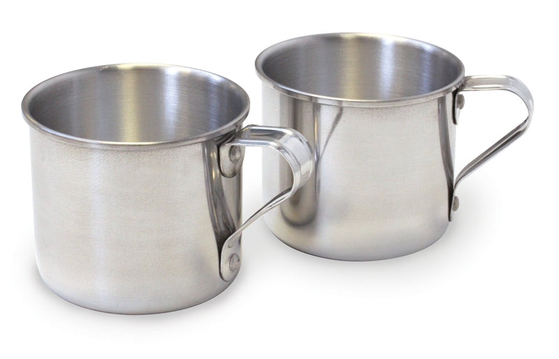 Stansport Aluminum Drinking Cups, Silver - BeesActive Australia