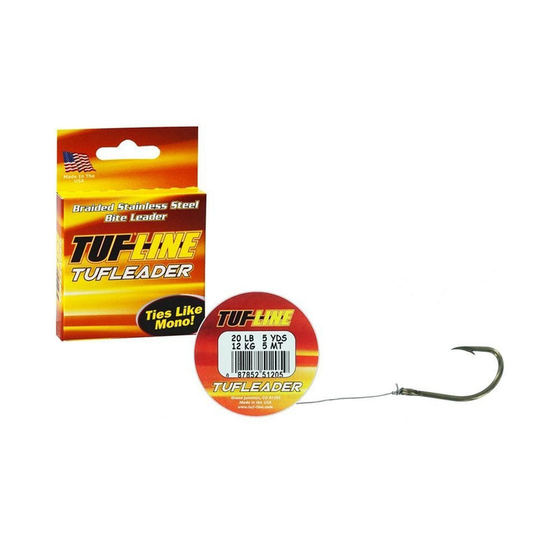 Tuf Line Tuf-Leader 5 yd Fishing Line 100 lb Metallic - BeesActive Australia