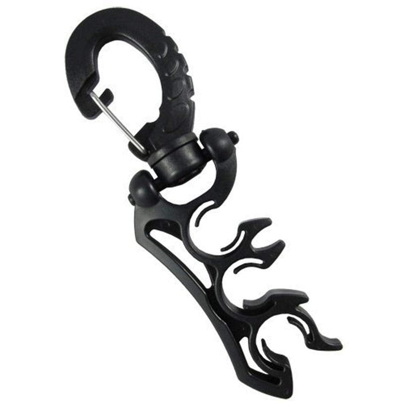 Scuba Choice Scuba Diving Dive Triple Hose Holder with Clip Black - BeesActive Australia