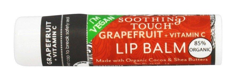 Soothing Touch Grape Fruit Lip Balm, 0.25 Ounce - 12 per case. - BeesActive Australia