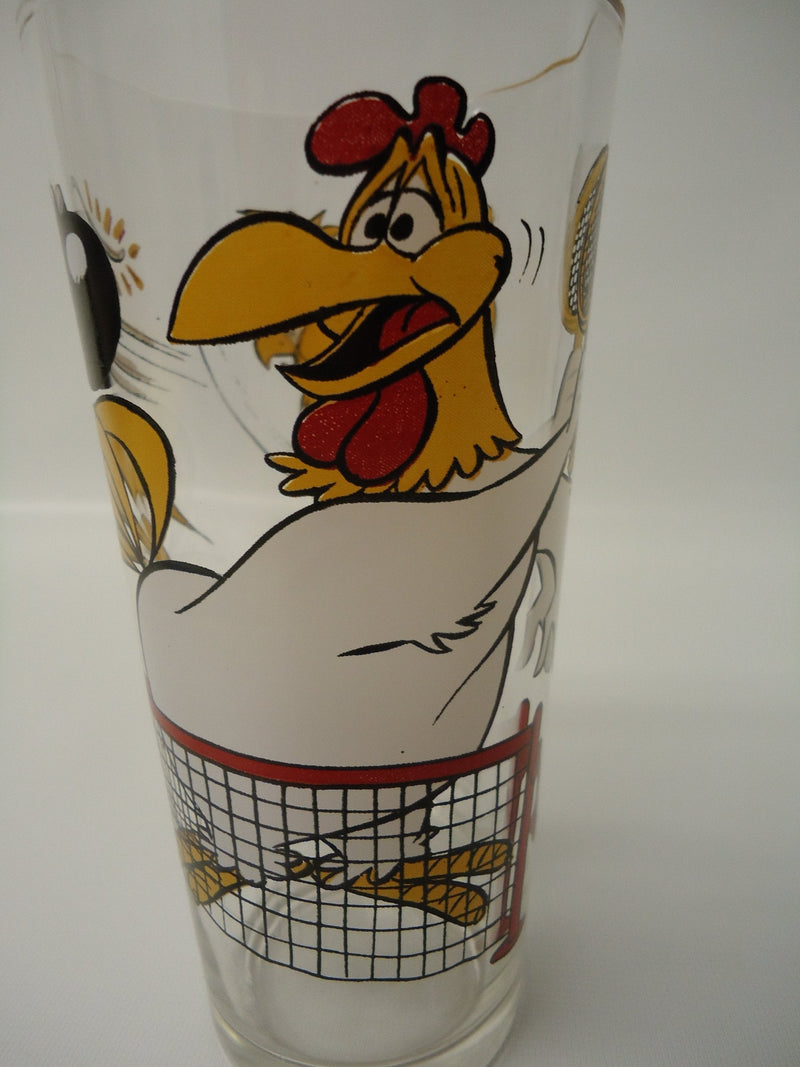 1976 Pepsi Collector Series glass, Foghorn and Henery, Tennis Bomb - BeesActive Australia