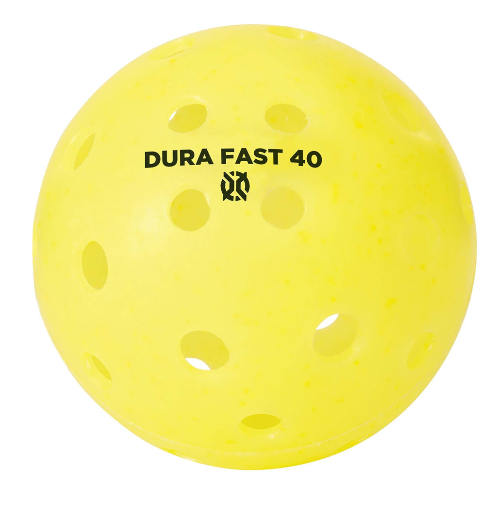 [AUSTRALIA] - Dura Fast 40 Pickleballs | Outdoor pickleball balls | Yellow | Dozen/Pack of 12 | USAPA Approved and Sanctioned for Tournament Play, Professional Perfomance 