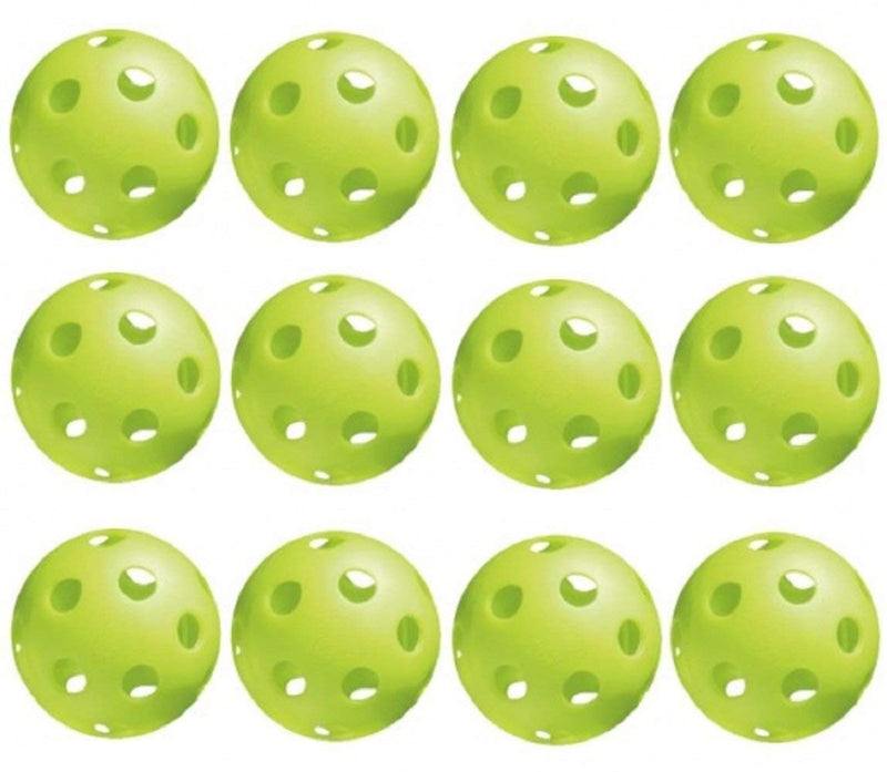 [AUSTRALIA] - Jugs Pickleballs Lime Green 12-Pack 12 Pack 