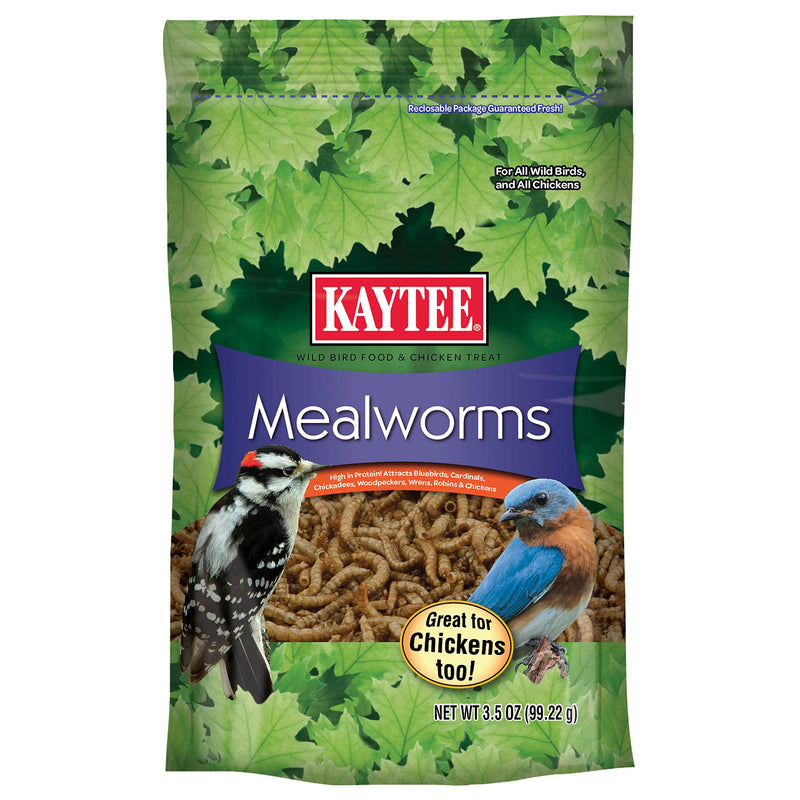 Kaytee Mealworm Food Pouch 3.5 Ounce (Pack of 1) Bird Food Mealworms - BeesActive Australia