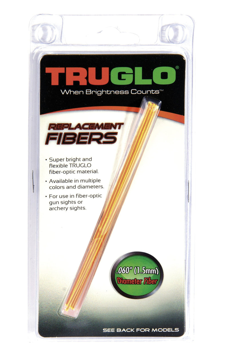 TRUGLO Replacement Fibers for Firearm and Archery Fiber Optic Sights .060" Diameter (Dual Color) 5.5" Length - BeesActive Australia