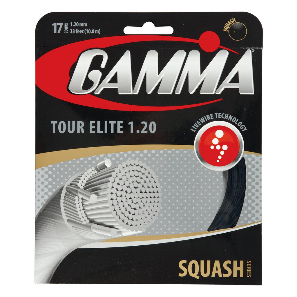 Gamma Tour Elite Squash 17g String - BeesActive Australia