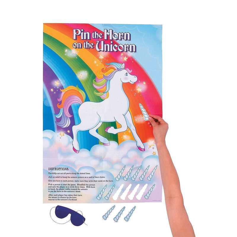 Fun Express PIN The Horn ON The Unicorn - Toys - 2 Pieces - BeesActive Australia