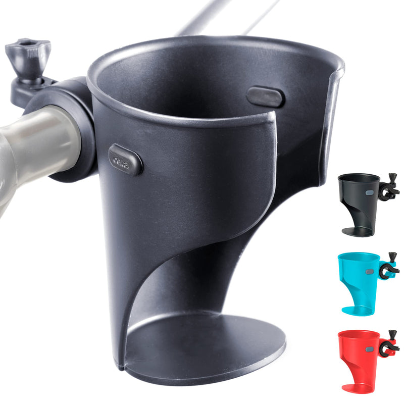 Delta Cycle Expanding Beverage Holder - Bike Cup Holder Handlebar Cruiser for Water Bottles, Coffee Cups and More - Integrated Rubber Pads for Secure Grip - Easy Installation, Durable Construction Grande Beverage Holder - BeesActive Australia