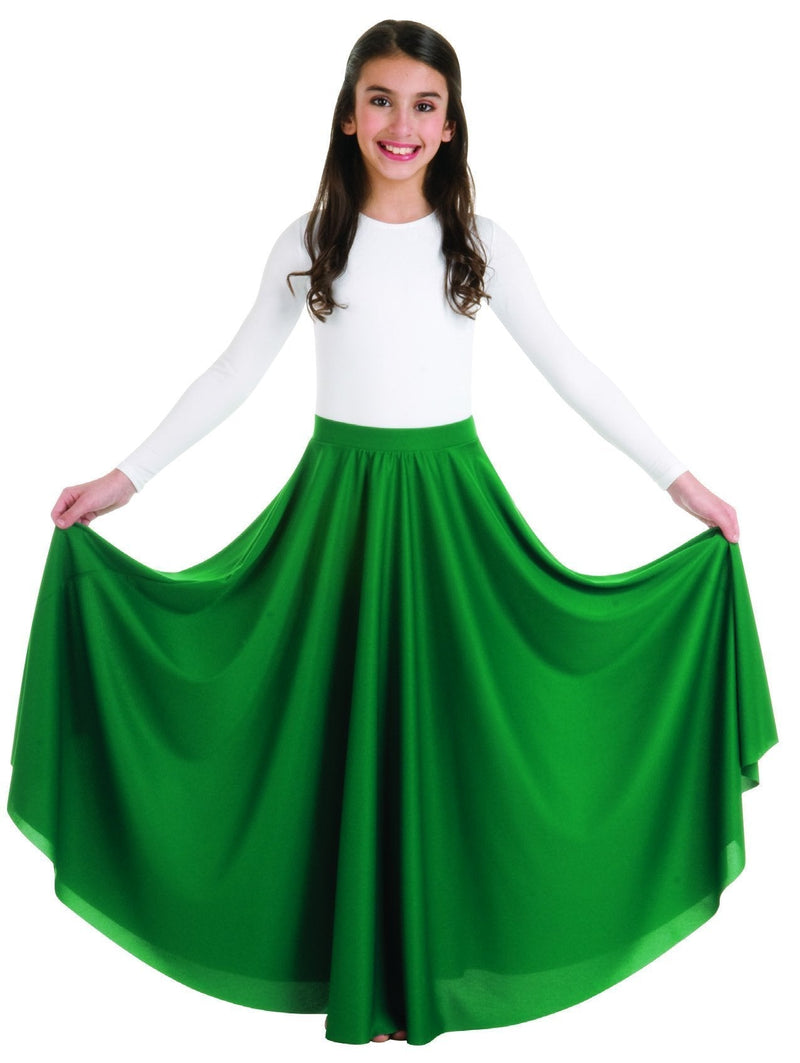 [AUSTRALIA] - Body Wrappers 501 / 501XX Womens Praise Dance Circle Skirt Large Royal 