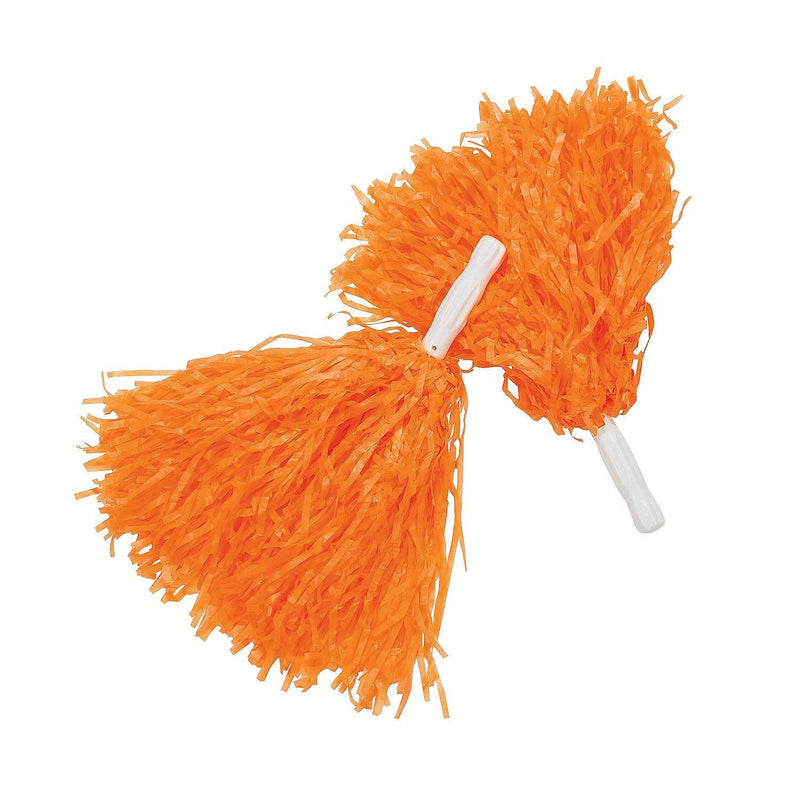 [AUSTRALIA] - Fun Express - Orange PoM-Poms (12pc) - Toys - Active Play - Pom - Poms - 12 Pieces 1 