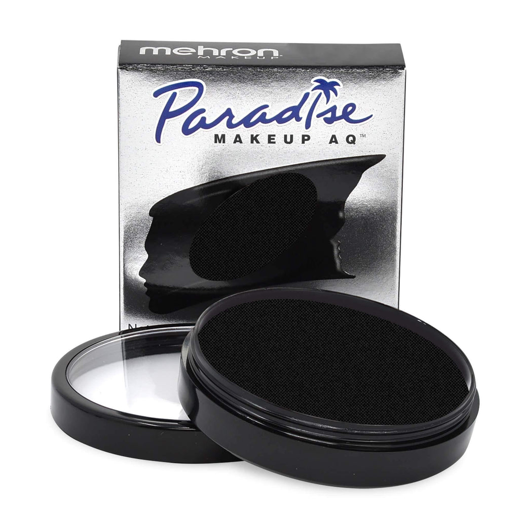 Mehron Makeup Paradise Makeup AQ Face & Body Paint (1.4 oz) (Black) Black - BeesActive Australia