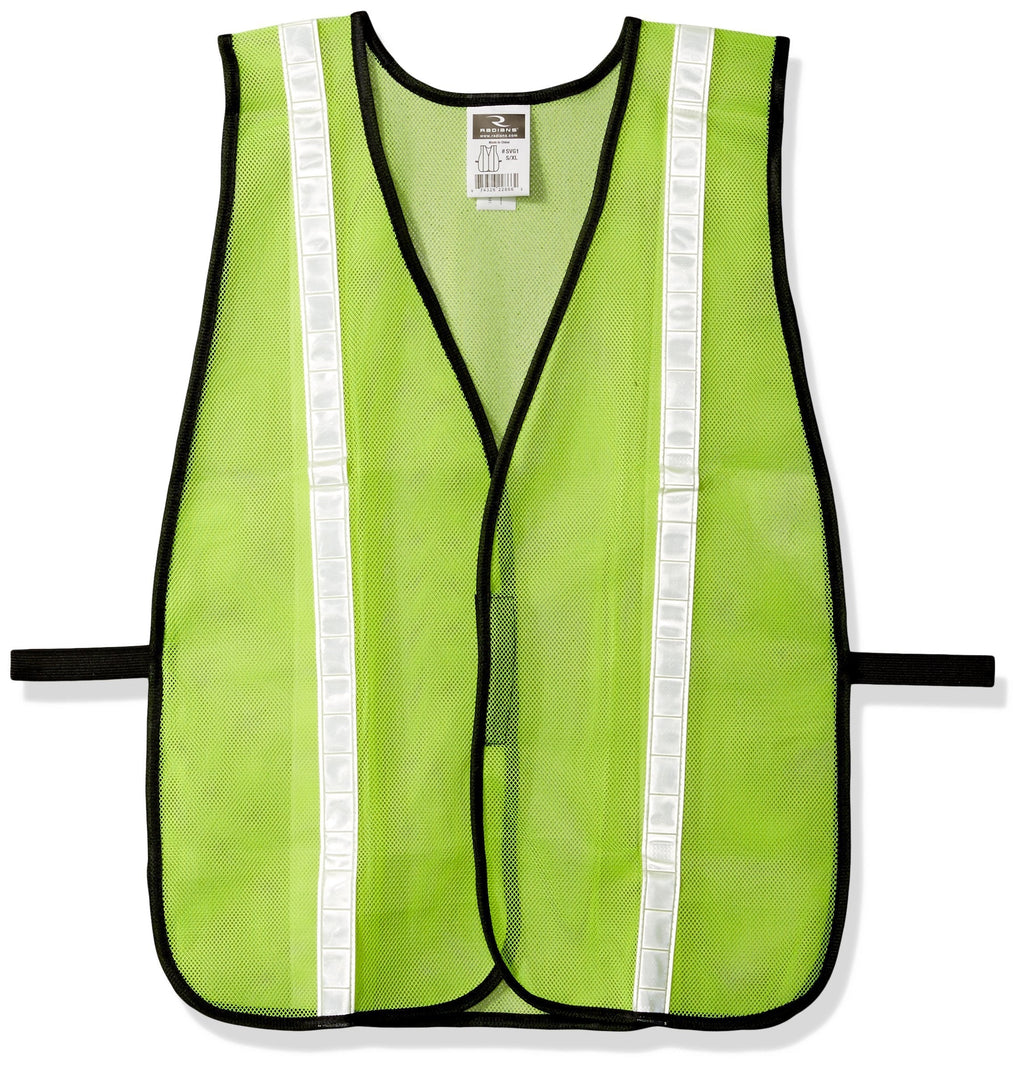 [AUSTRALIA] - Radians SVG1-S/XL Small to Extra Large Non Rated Safety Vest with One Inch Tape, Green Mesh 