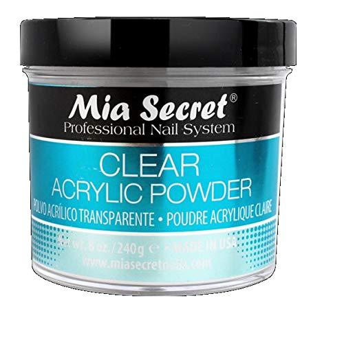 Mia Secret Clear Acrylic Powder 8oz - BeesActive Australia