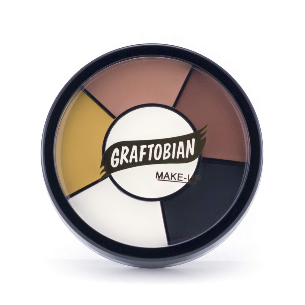 Graftobian Cat Wheel Professional Cream Makeup 1oz/28g 5 Color Character Makeup Circle - BeesActive Australia