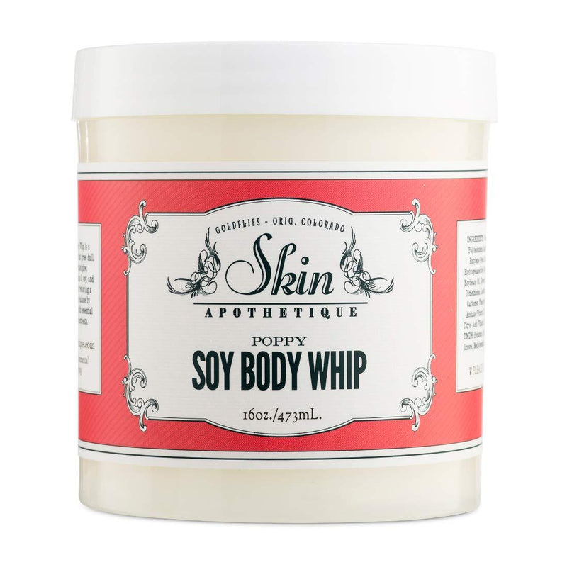 Skin Apothetique Soy Body Whip, 16 ounce, Poppy - BeesActive Australia