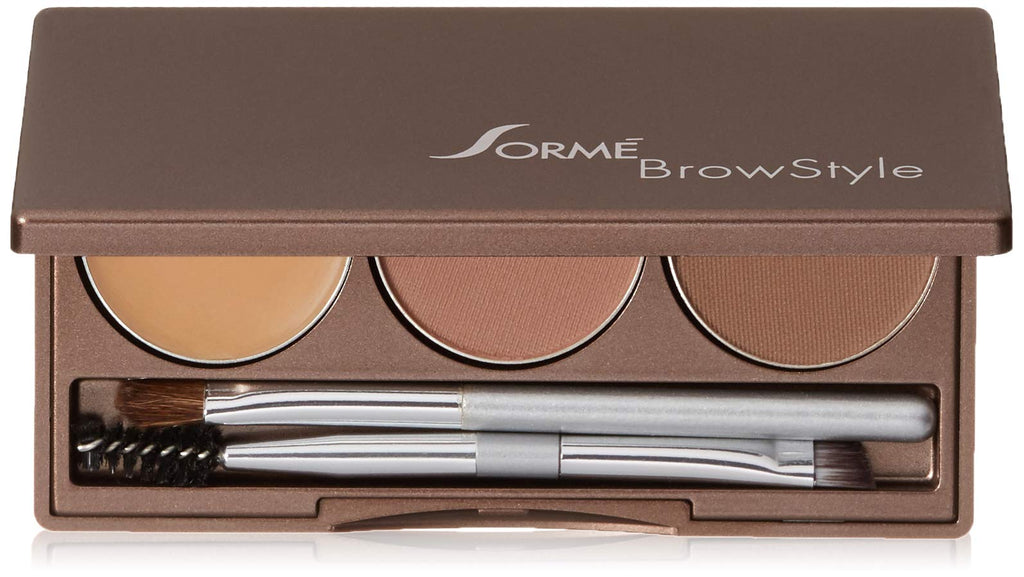 Sorme Cosmetics Natural & Age-Defying Brow Style Soft (Various Colors) Deep Brown - BeesActive Australia