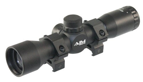 AIM Sports 4X32 Compact Mil-Dot Scope with Rings - BeesActive Australia