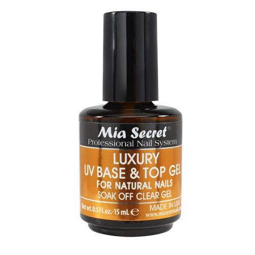 Mia Secret Luxury UV Top Coat Gel, For Natural Nails Soak Off, No Color, 0.5 Ounce - BeesActive Australia