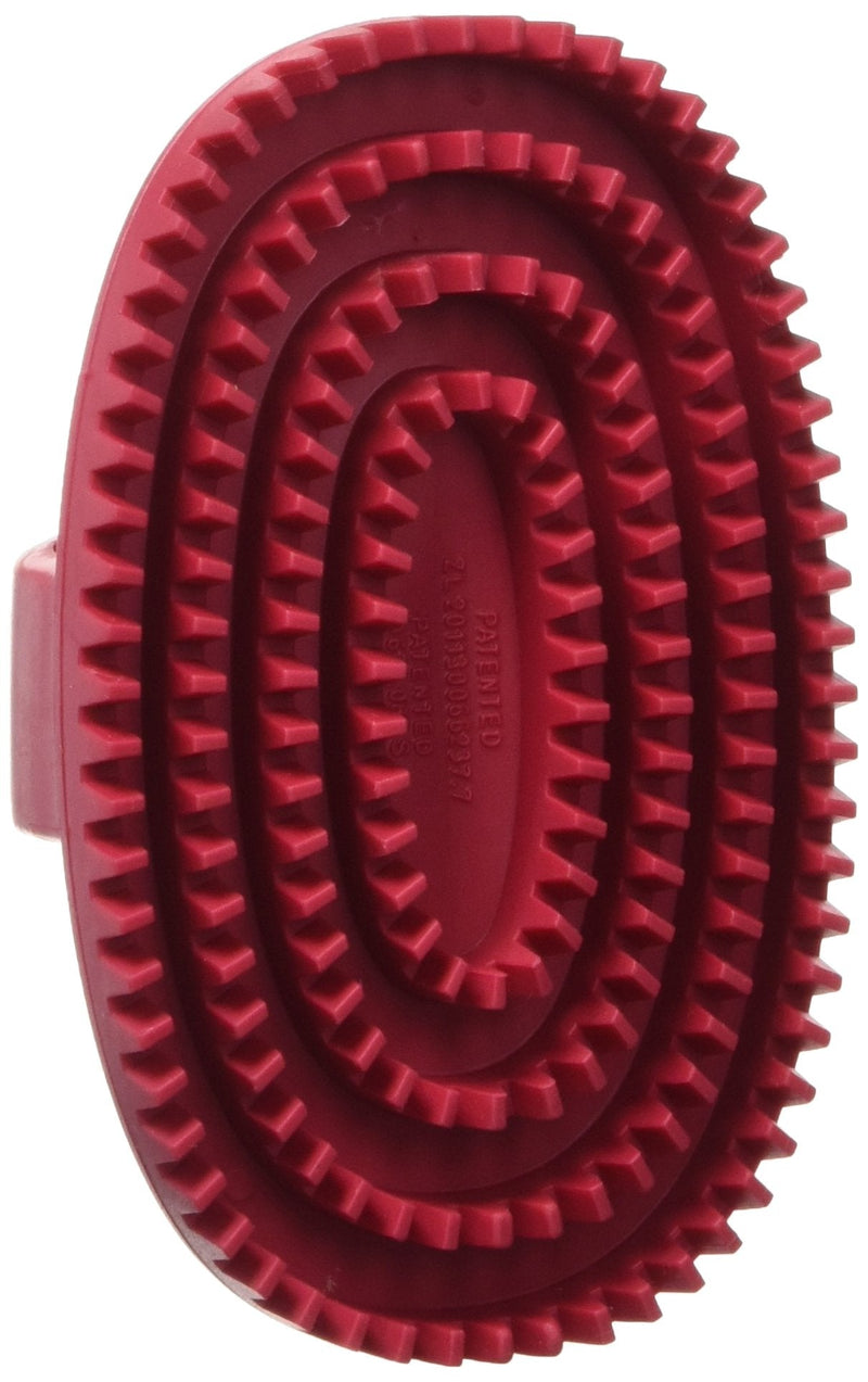 Le Salon Essentials Rubber Curry Grooming Brush with Loop Handle - BeesActive Australia