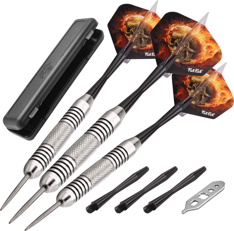 [AUSTRALIA] - Fat Cat Blazer Steel Tip Darts with Storage/Travel Case, 23 Grams 