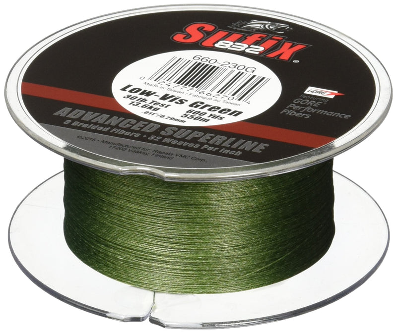 Sufix 832 Braid Line-600 Yards (Green, 30-Pound) - BeesActive Australia