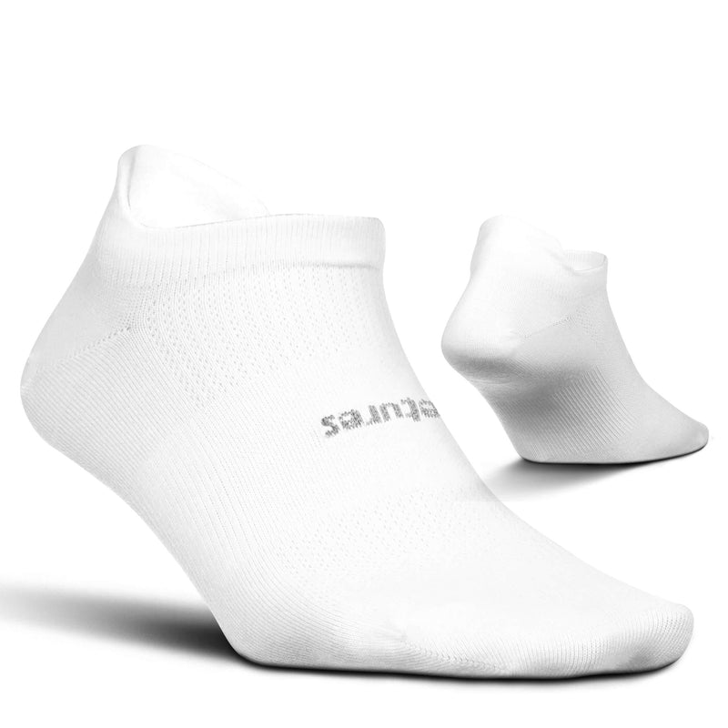 [AUSTRALIA] - Feetures High Performance Ultra Light No Show Tab Sock Solid Small White 