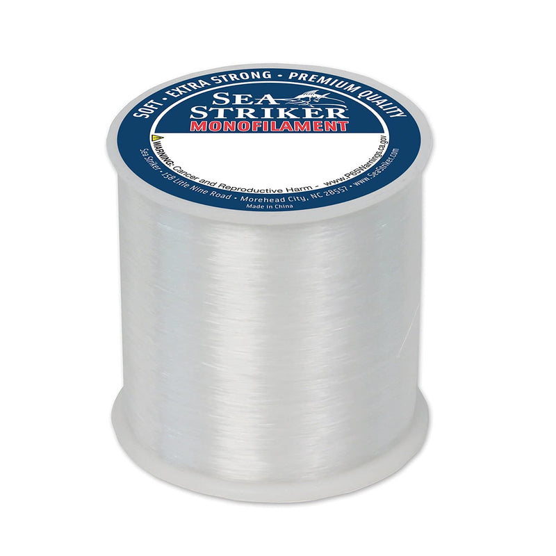 Sea Striker Spool Clear Mono, 1/4 lb. | Strong and Abrasion-Resistant Monofilament Fishing Line 15 lb, 1125 yds - BeesActive Australia