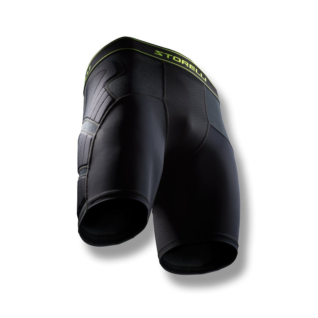 Storelli Unisex BodyShield Impact Sliders | Padded Soccer Sliding Undershorts | Enhanced Lower Body Protection Black Small - BeesActive Australia