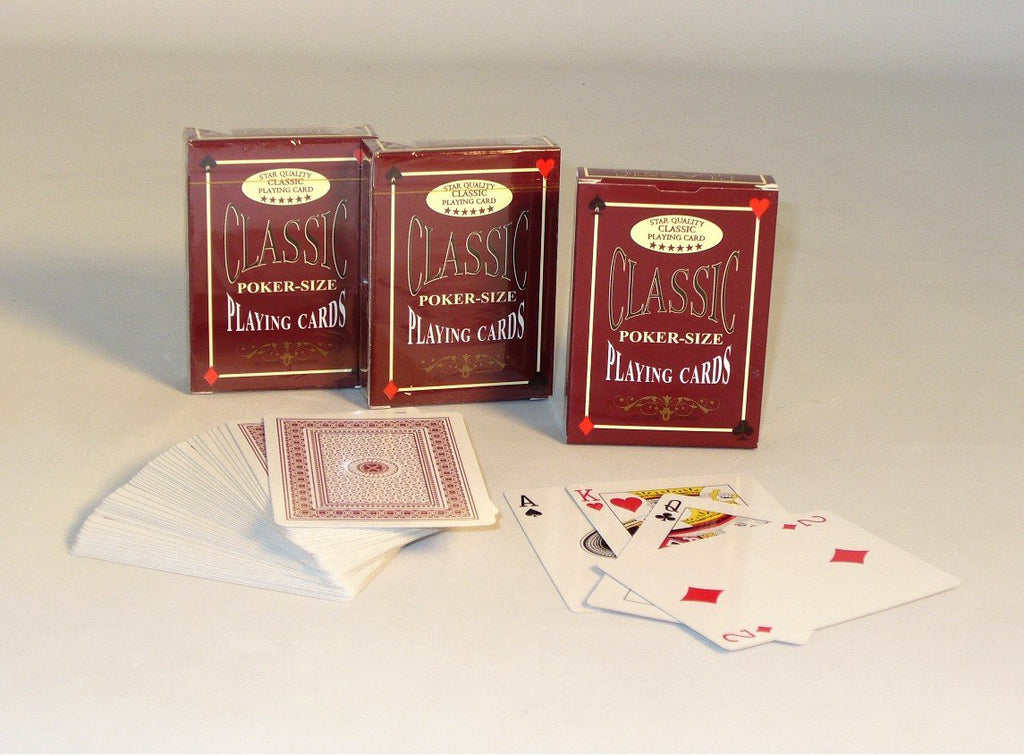 Star Quality Classic Poker Size Playing Cards - BeesActive Australia