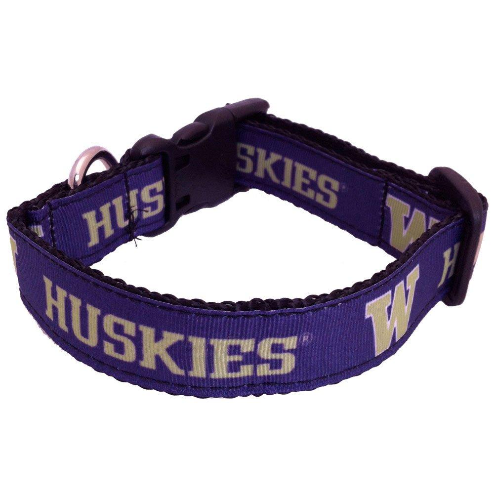 NCAA Washington Huskies Dog Collar (Team Color, Large) - BeesActive Australia