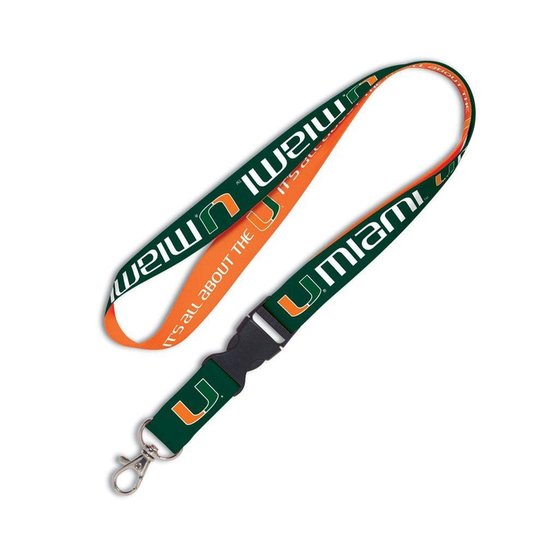 WinCraft Miami Hurricanes Official Logo Lanyard Keychain - BeesActive Australia