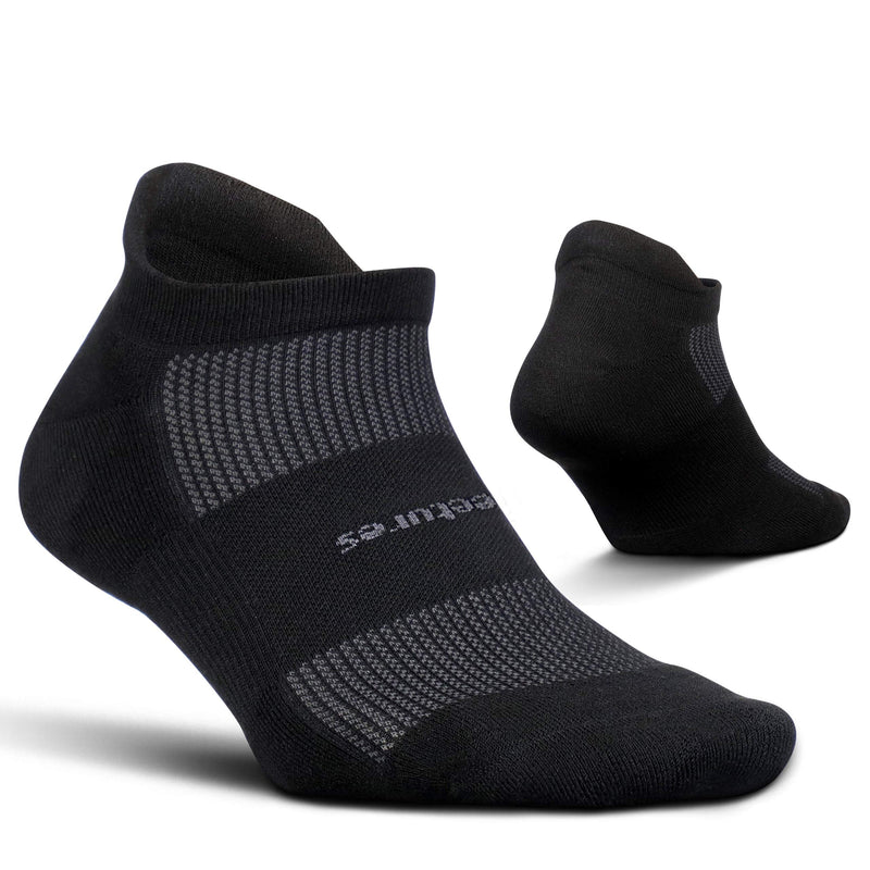 Feetures! mens High Performance Cushion No Show Tab Large Black - BeesActive Australia