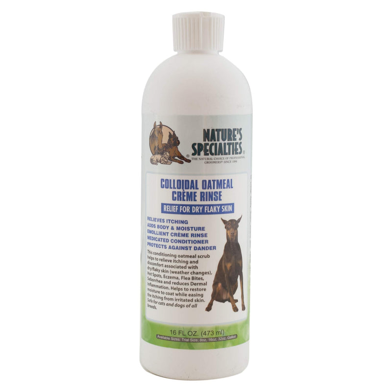 Nature's Specialties Colloidal Oatmeal Creme Rinse for Dogs Cats, Non-Toxic Biodegradeable 16oz - BeesActive Australia