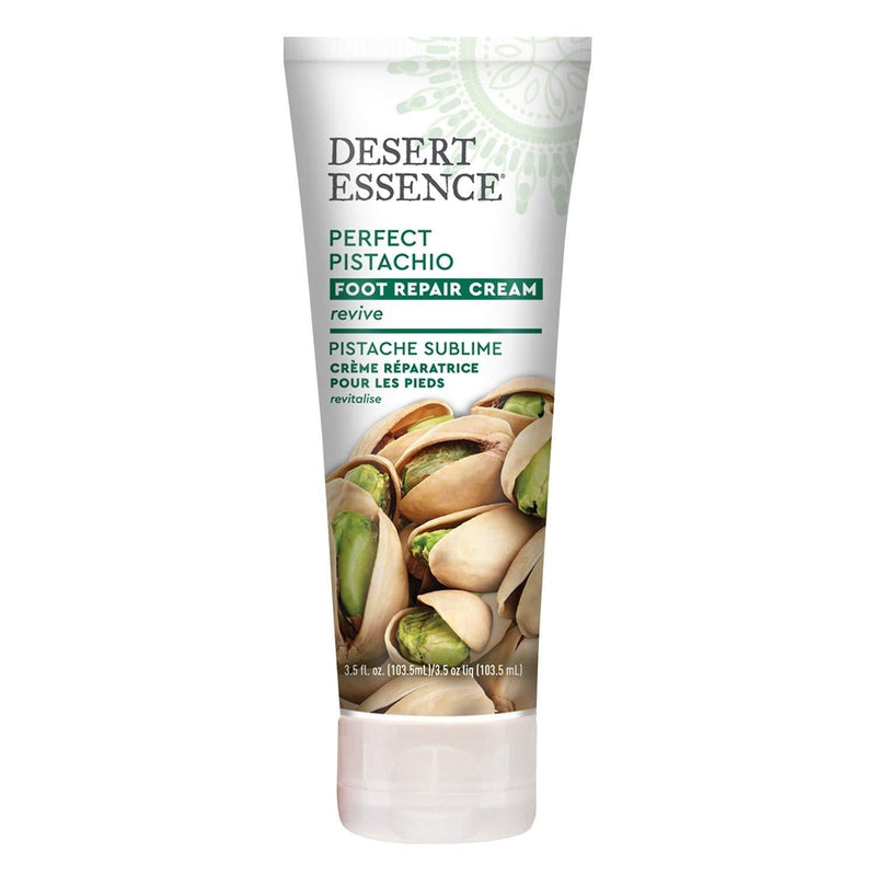 Desert Essence Pistachio Foot Repair Cream - 3.5 Fl Ounce - Restores Softness - Skin Repair & Renewal - Pistachio Nut Oil - Shea Butter - Macadamia Seed Oil - Cruelty-Free 3.5 Fl Oz (Pack of 1) - BeesActive Australia