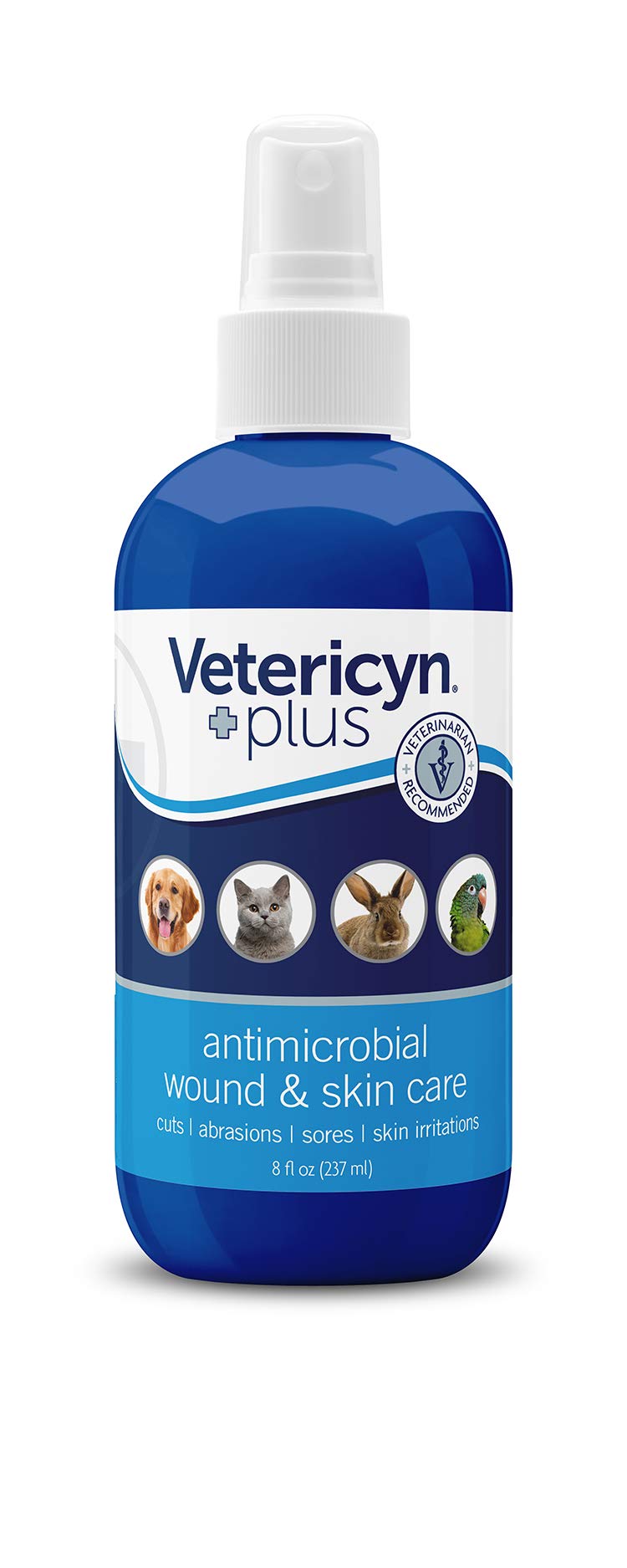 Vetericyn Plus Wound and Skin Care Spray for All Animals. 8 ounces. - BeesActive Australia