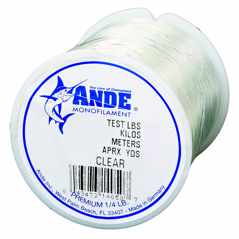 Ande Premium Monofilament Line with 200-Pound Test and 0.25-Pound Spool (50-yards), Clear - BeesActive Australia