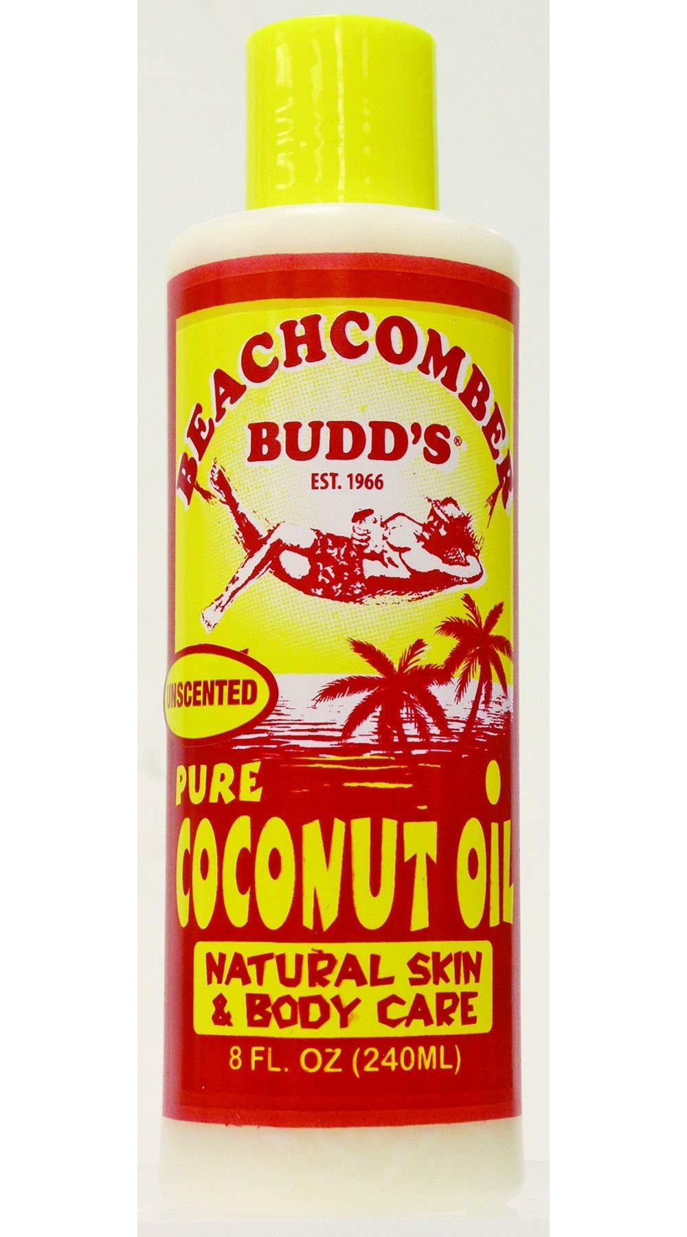 Hawaiian Beachcomber Budd Pure Unscented Coconut Oil 8 oz. - BeesActive Australia