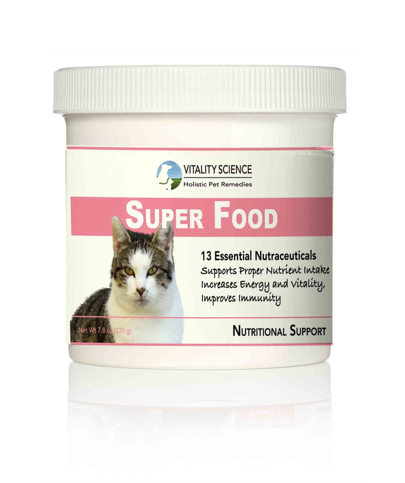 Vitality Science Super Food for Cats | High Potency Multi-Vitamin and Mineral Supplement | Increases Energy and Vitality | 100% Natural 98g - BeesActive Australia