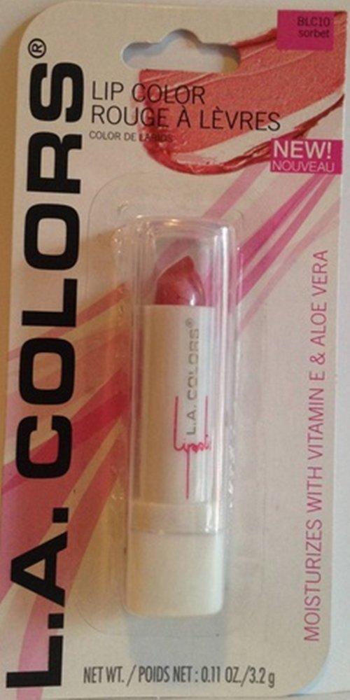 LA Colors Lipstick with Vitamin E & Aloe Vera, BLC10 Sorbert, 0.11 Oz - BeesActive Australia