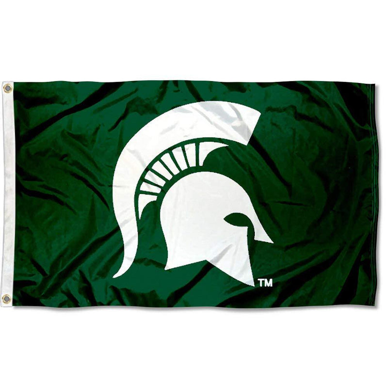 Michigan State Spartans MSU Sparty University Large College Flag - BeesActive Australia