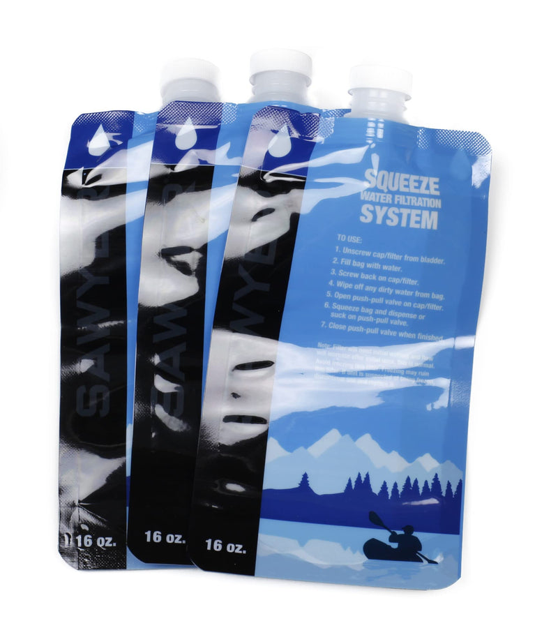 Sawyer Products Squeezable Pouches for Squeeze Water Filtration System 16 - Ounce - BeesActive Australia
