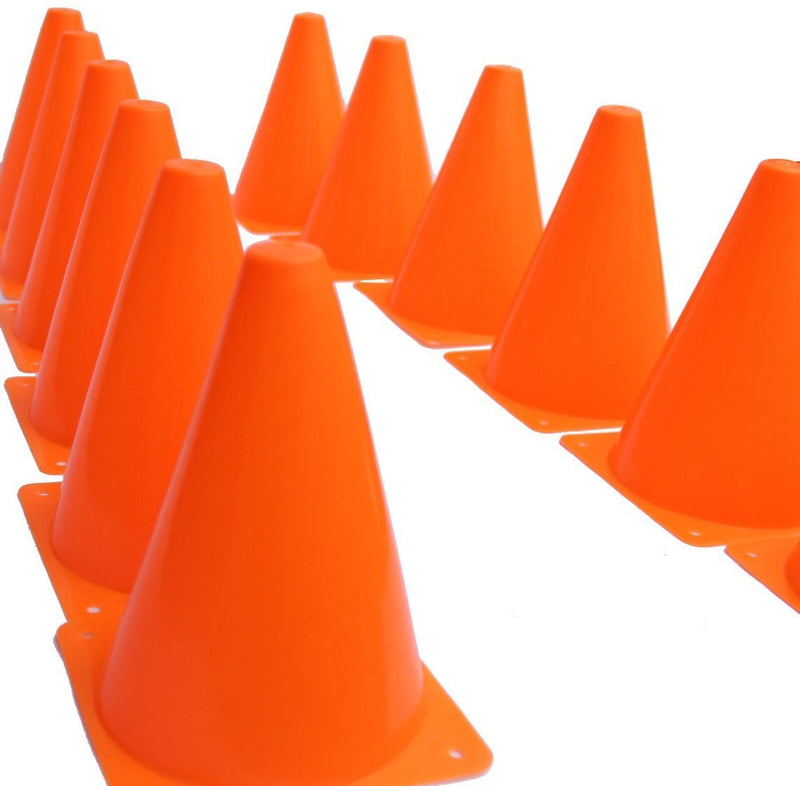 Fun Express Set of 12 Sport Training Traffic Cones Soccer Cone Orange - BeesActive Australia