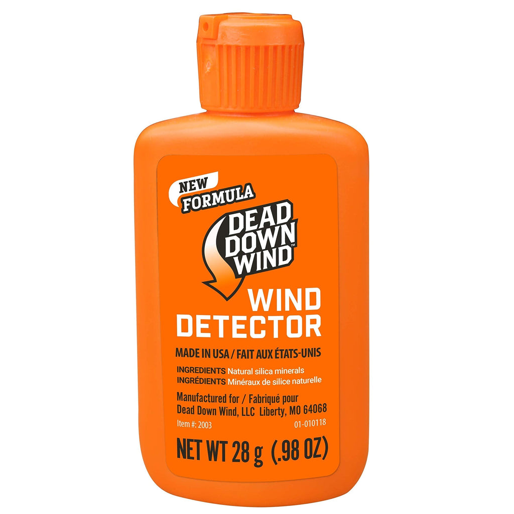Dead Down Wind Hunting Wind Detector | Odorless Wind Direction Indicator, Longer Range Visibility, Detects Subtle Breezes, No Clumping, Mess Free Formula | Secure Squeeze Bottle | .98 Oz Orange One Size - BeesActive Australia