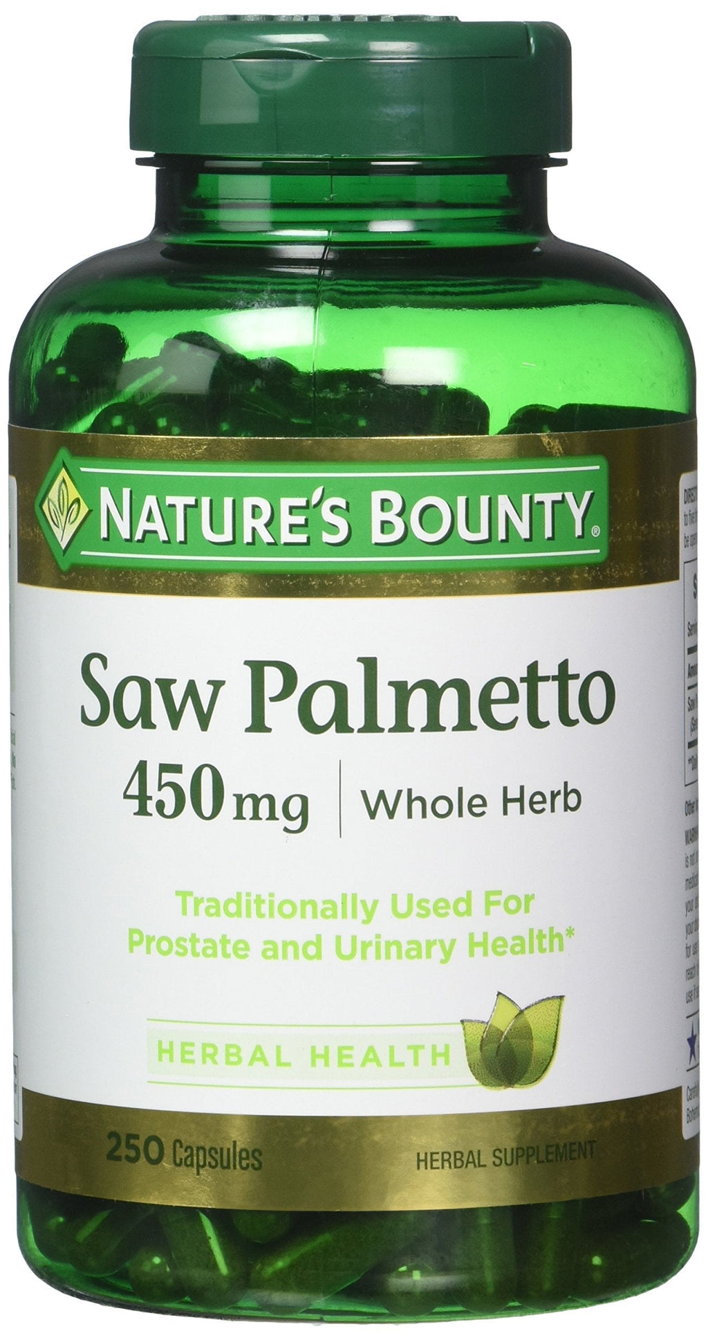 Nature's Bounty Saw Palmetto 450 mg Capsules 250 ea - BeesActive Australia