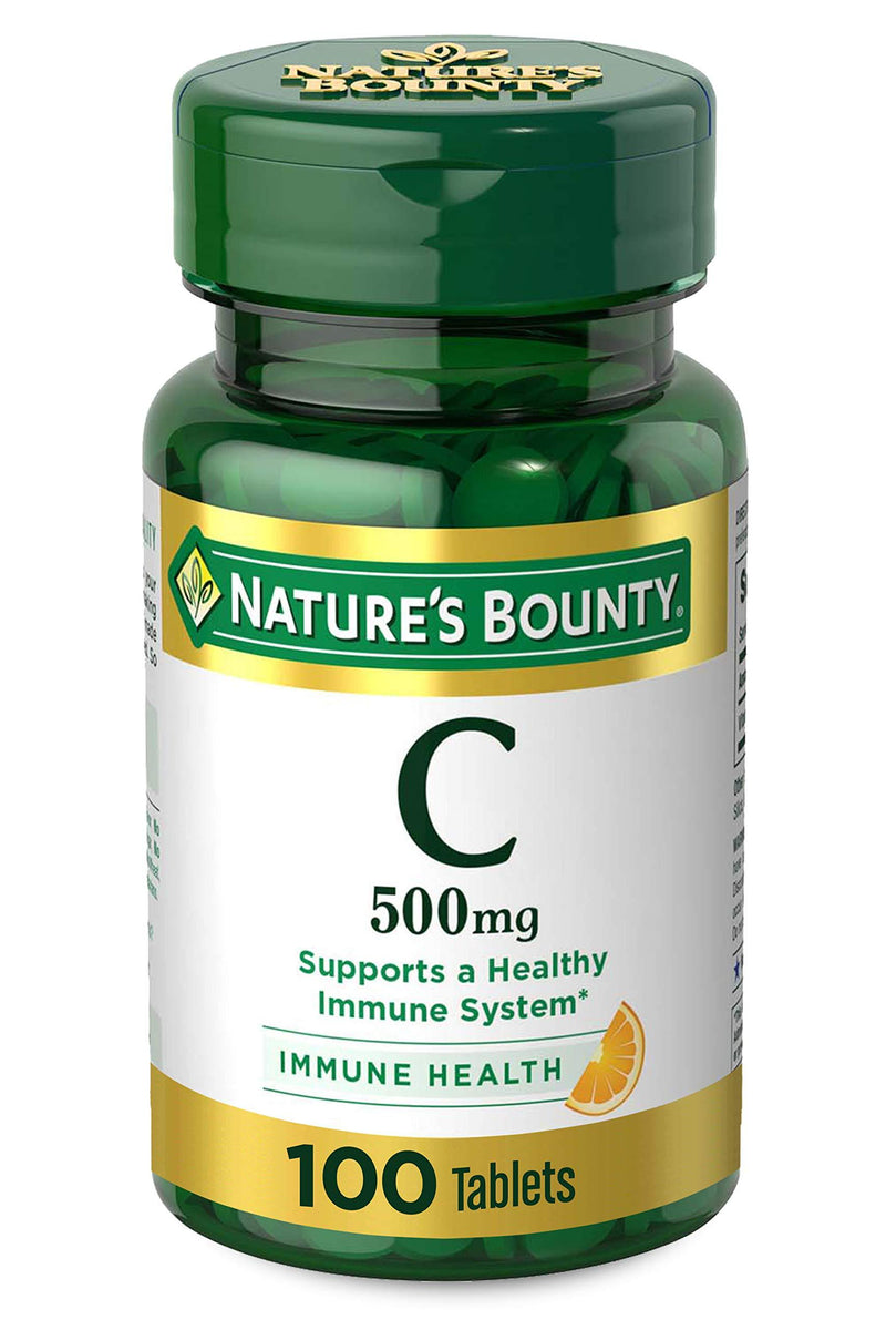 Vitamin C by Nature's Bounty, Vitamin Supplement, Supports Immune Health, 500mg, 100 Tablets 100 Count (Pack of 1) - BeesActive Australia