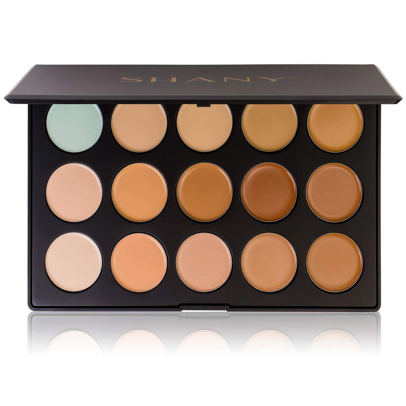 SHANY Professional Cream Foundation and Camouflage Concealer - 15 Color Palette - BeesActive Australia