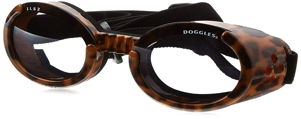 Doggles ILS Medium Leopard and Smoke Lens - BeesActive Australia