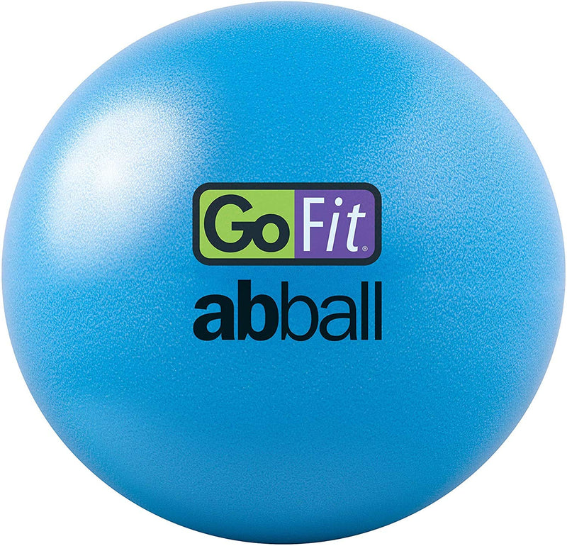 GoFit 20cm Core Ab Ball - with Inflation Tube and Training DVD,Blue - BeesActive Australia