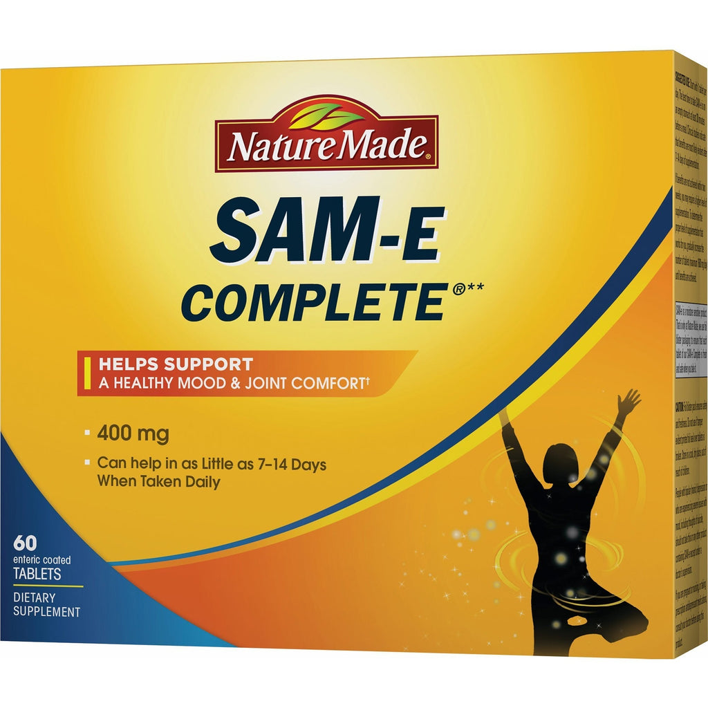 Nature Made SAM-e Complete 400 mg - 60 Enteric Coated Tablets - BeesActive Australia
